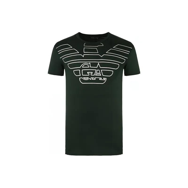 EMPORIO ARMANI T Shirts Men Green-0