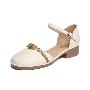 JOSINY Casual Single Shoes Women's Ecru