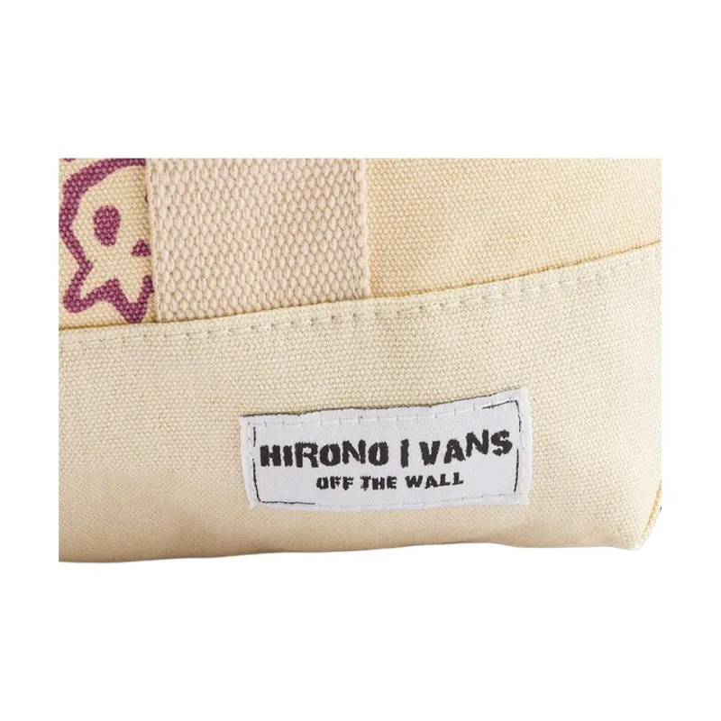 Vans Hirono Collaboration Polyester Tote Bag Shopping Bag Handbag Unisex Oat-3