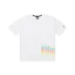 White (Horizontal Stripe on Hem with Logo Overlay)