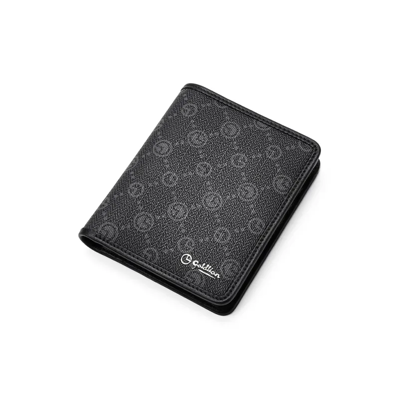 GOLDLION PVC Wallet Men's Black-7