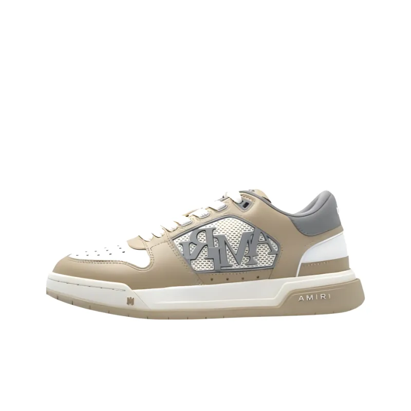 AMIRI Low Top Skateboard Shoes Women's Khaki-0
