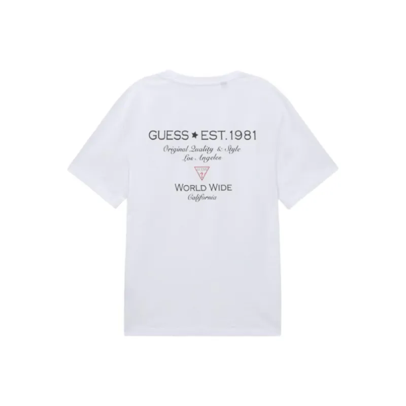 GUESS T Shirts Men White-1