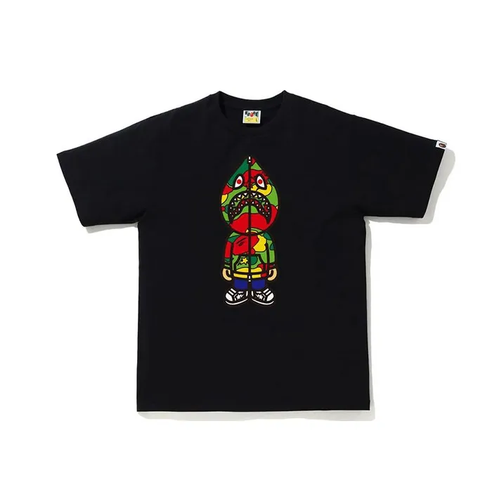 Bape Sta Camo Classic Milo Shark Tee-0