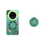 Green-Cat on The Lawn+Multifunction Mirror Stand