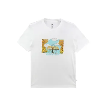 Converse Overgrown Hoops T Shirts Men White