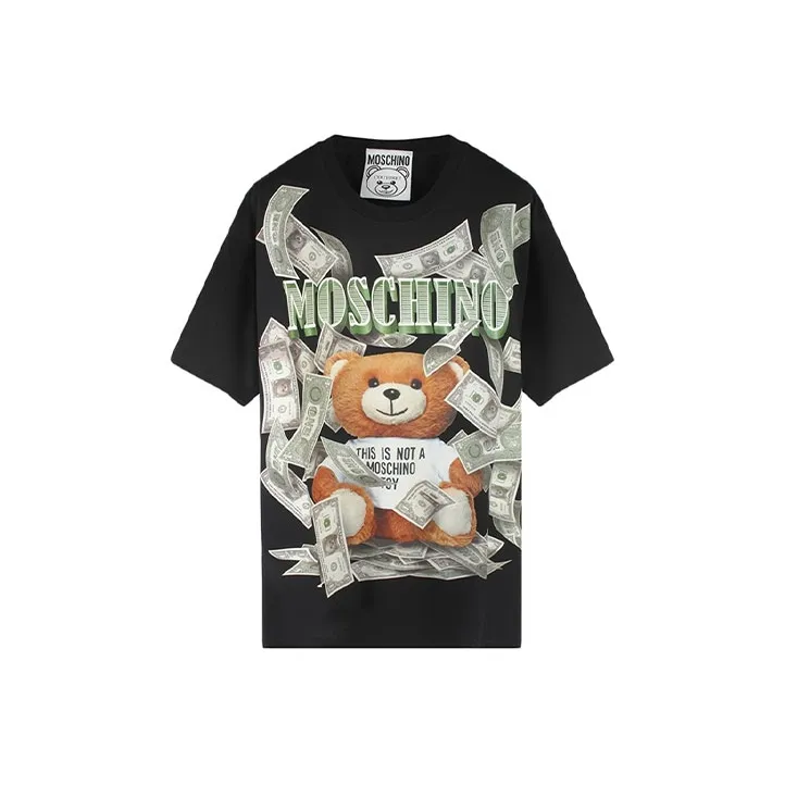 MOSCHINO T Shirts Unisex Black-0