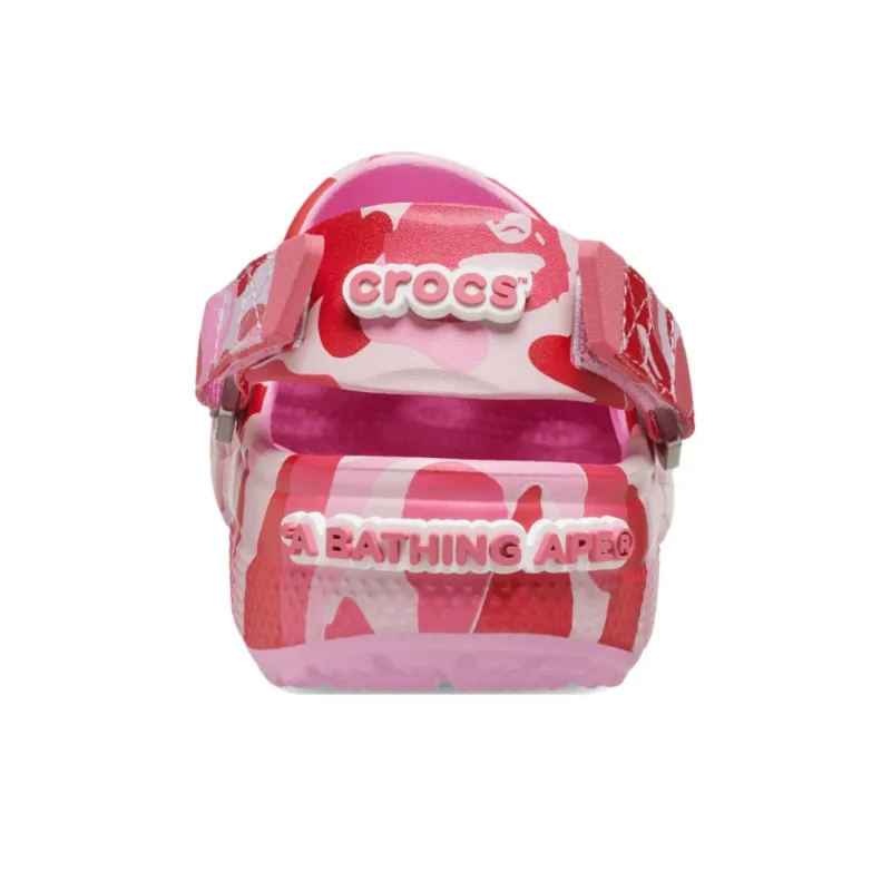 Crocs Classic Clog A Bathing Ape Abc Camo Pink-4