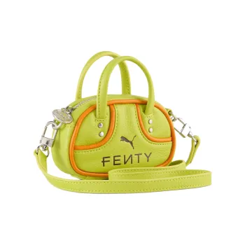PUMA FENTY Collaboration Polyurethane One Shoulder Handbags Regular Women's Yellow Green