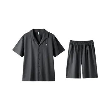 ZAO FU NIAO Pajama Set Men's Dark Gray
