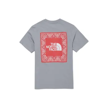 THE NORTH FACE Cashew Flower Collection T Shirt Unisex Light Gray