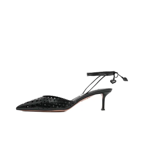 AQUAZZURA Amourose Slim Heel High Heels 5cm Women's Black