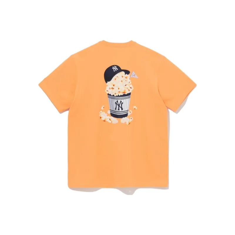 New Era SS23 T Shirt Unisex Milk Orange-0