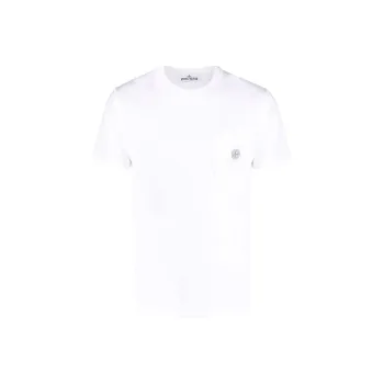 STONE ISLAND Logo Pocket Patch T Shirt