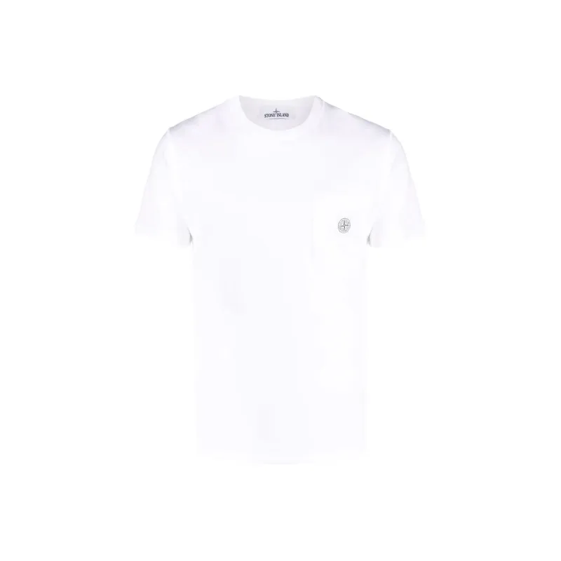 STONE ISLAND Logo Pocket Patch T Shirt-0