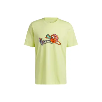 Adidas T-Shirts Men Lemon