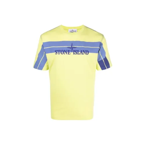 STONE ISLAND T Shirts Men Yellow