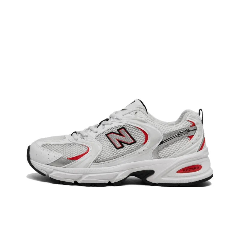New Balance 530 White Blast Red-0