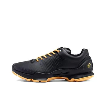 Ecco Biom C Anti Slip Wear Resistant Low Top Casual Shoes Men's Black Orange