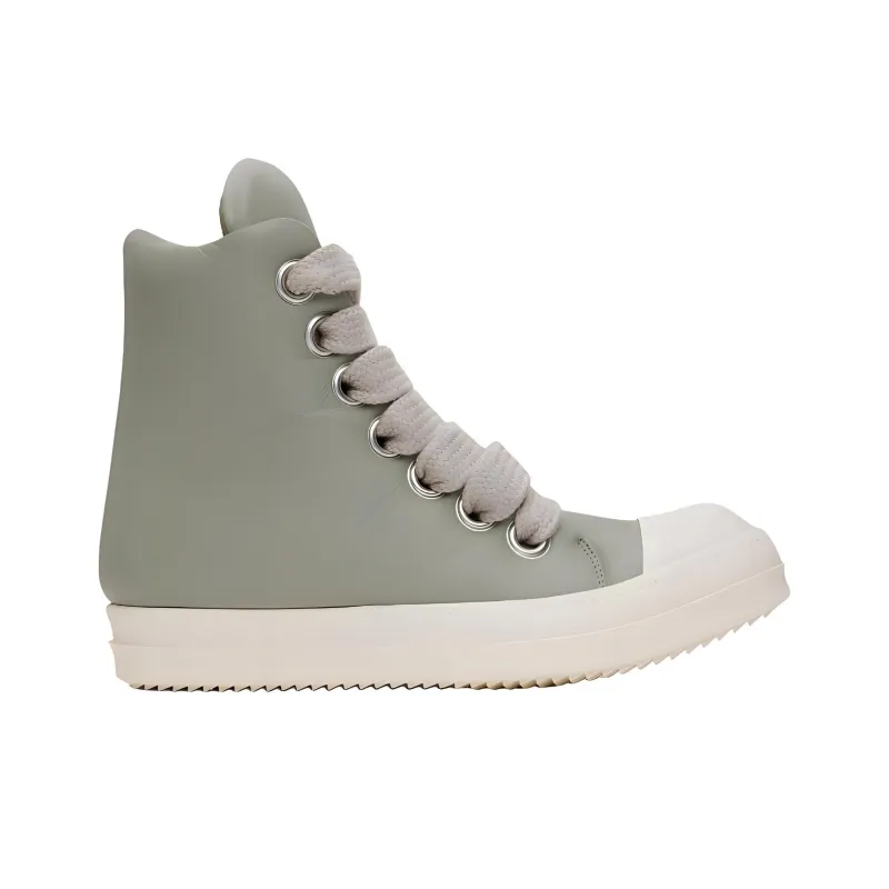 RICK OWENS/RO High-Top Skateboard Shoes Women's Green-1