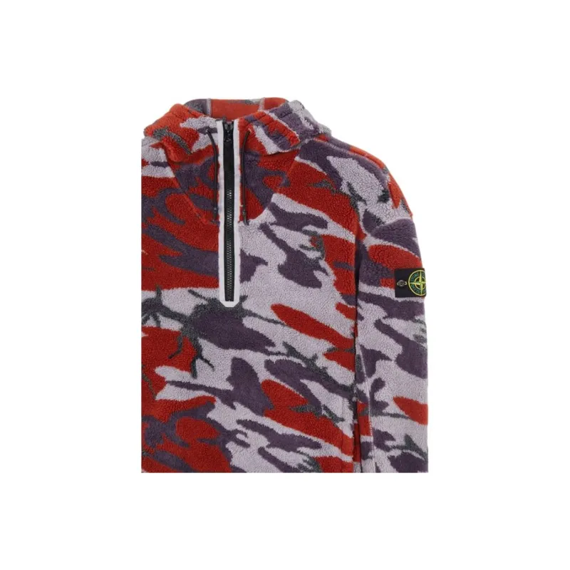 STONE ISLAND Sweatshirts Men Brick Red-2