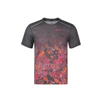 Nike T-Shirts Men Black Red