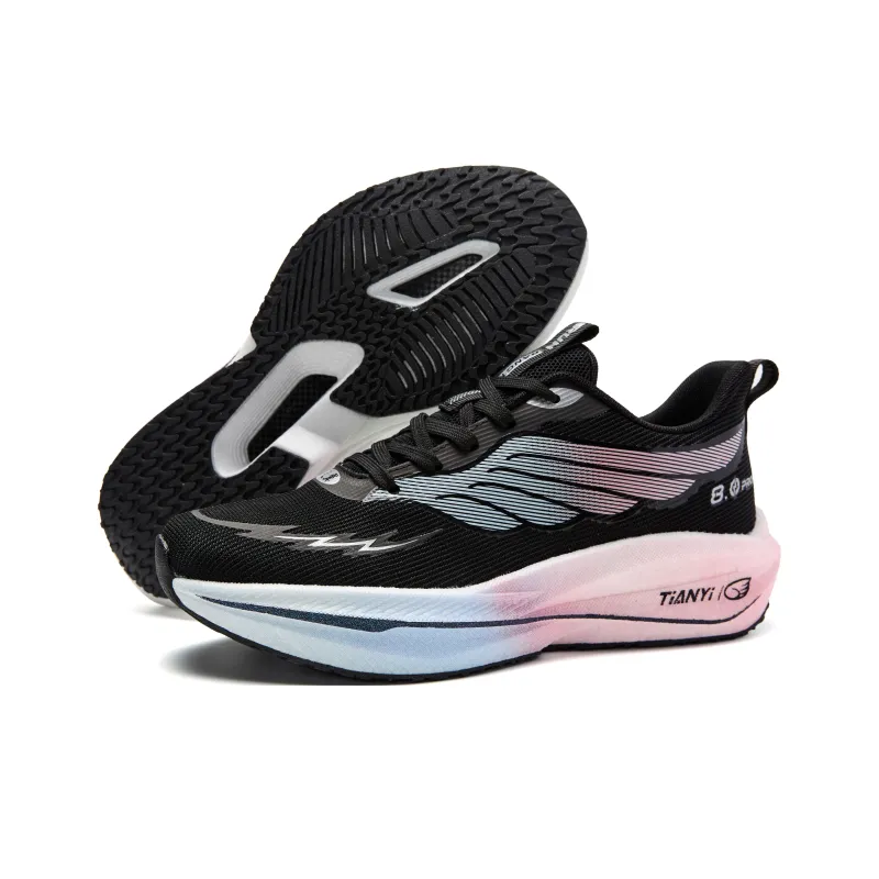 BTE Cushioning, Slip Resistant, Abrasion Resistant, Breathable, Rebound Low Top Running Shoes Unisex-9