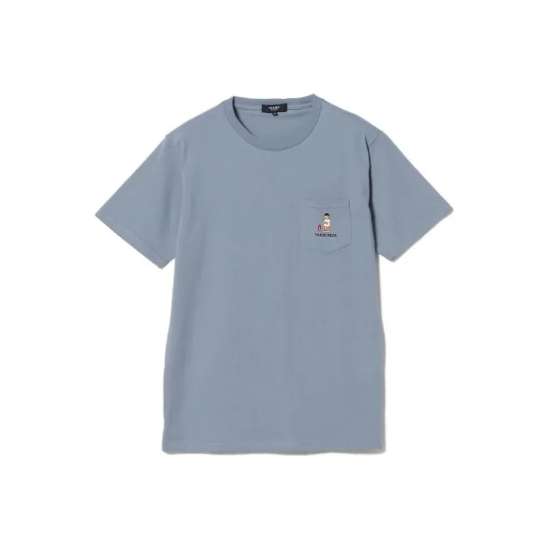 Beams T Shirts Men Chigusa Gray-0