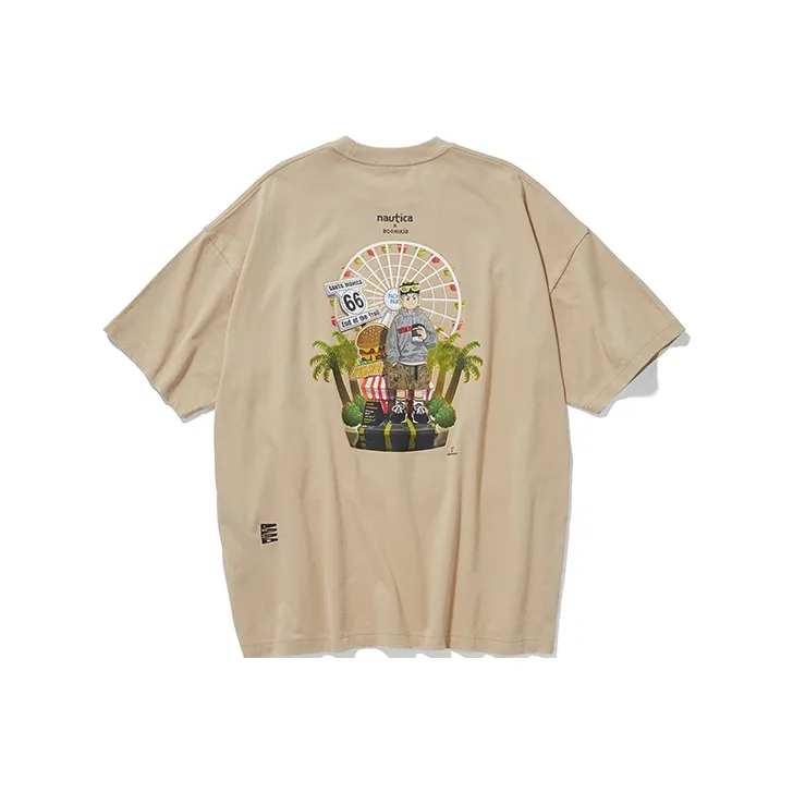 Nautica White Sail T Shirts Unisex-2