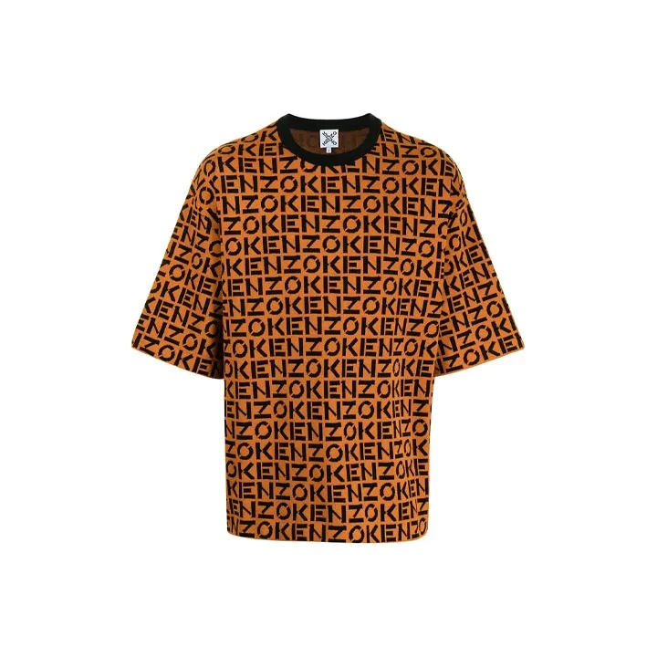 KENZO T Shirts Men Brown-0