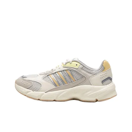 Adidas CRAZYCHAOS Anti Slip Wear Resistant Low Top Running Shoes Women's Beige Yellow