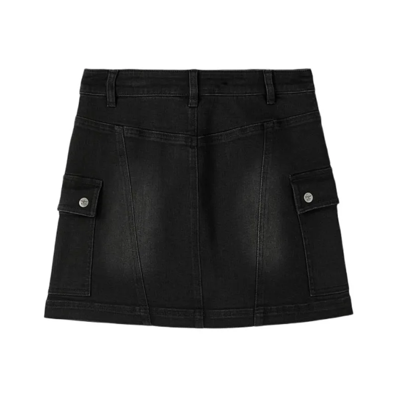 Boy London Denim Short Skirts Women's Black-1