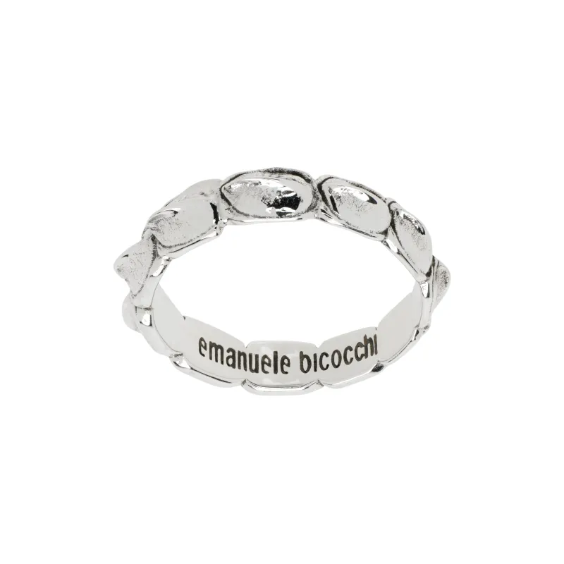 EMANUELE BICOCCHI Croc Ring-0