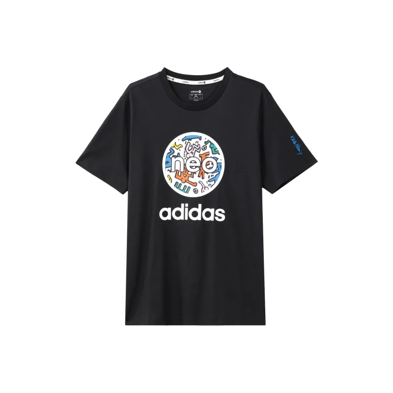 Adidas Neo x · Keith Haring T Shirt Unisex Black-0