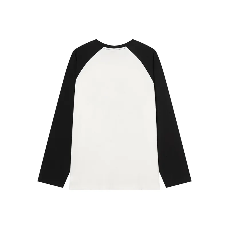 EPTISON WOMAN Raglan Sleeve T Shirt Women's White & Black-1