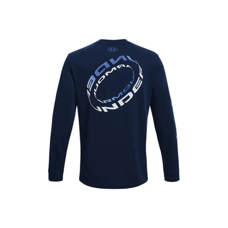 Under Armour T Shirts Men Navy Blue-4