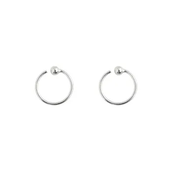 NVBBK 999 Fine Silver Earrings Women's