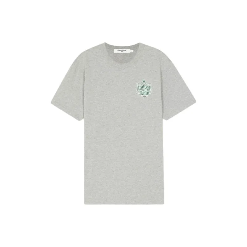 Maison Kitsune T Shirts Unisex Gray-0