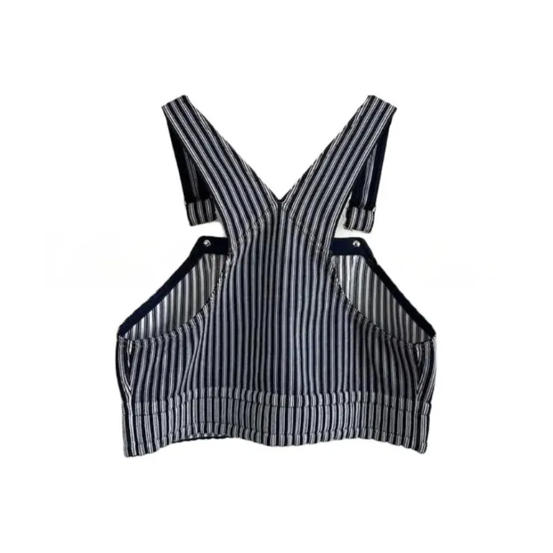 CHANEL 25P Spring Summer Preview Collection Camisole Women's Blue White-1