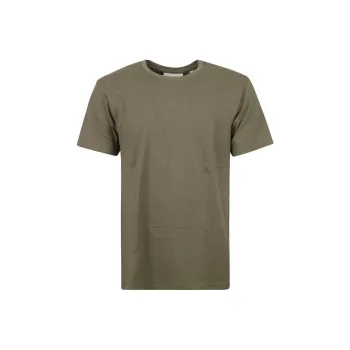 FRAME T-Shirts Men Olive Green