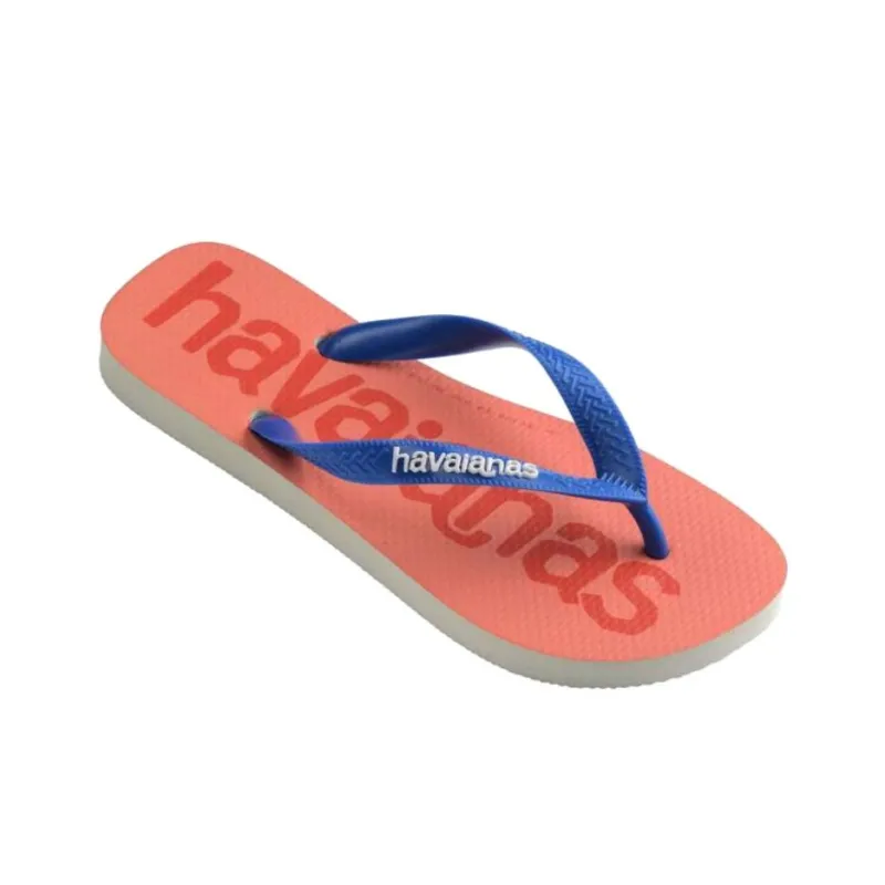 Havaianas Quiet Odor Resistant Flip Flops Women's Red Blue White-1