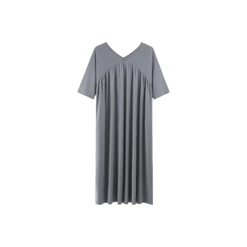 DanceBees Nightgown Women's Concrete Gray-0