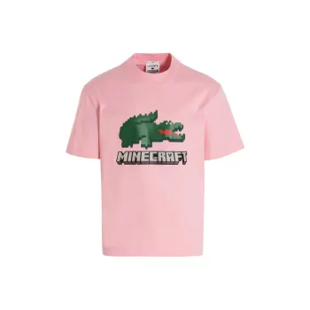 LACOSTE SS22 T Shirt Men's Pink