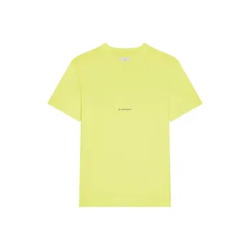 GIVENCHY SS22 T Shirt Men's Acid Yellow