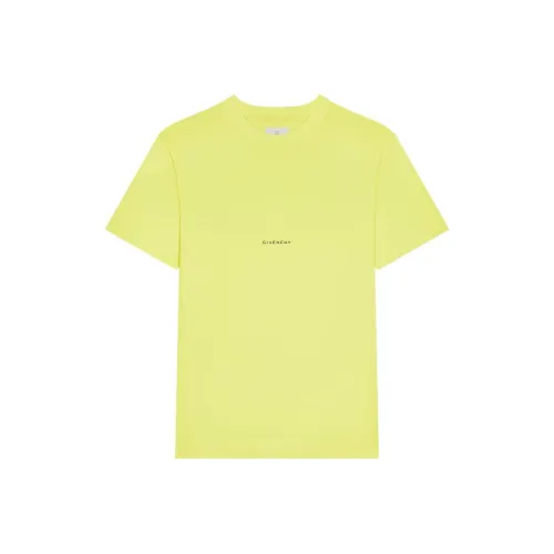 GIVENCHY SS22 T Shirt Men's Acid Yellow