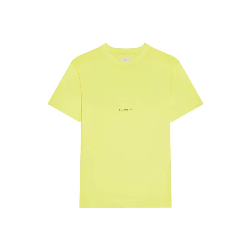 GIVENCHY SS22 T Shirt Men's Acid Yellow-0