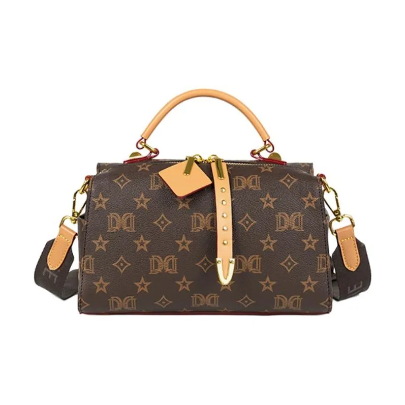 DAPHNE PVC Handbag Regular Women's Coffee-0