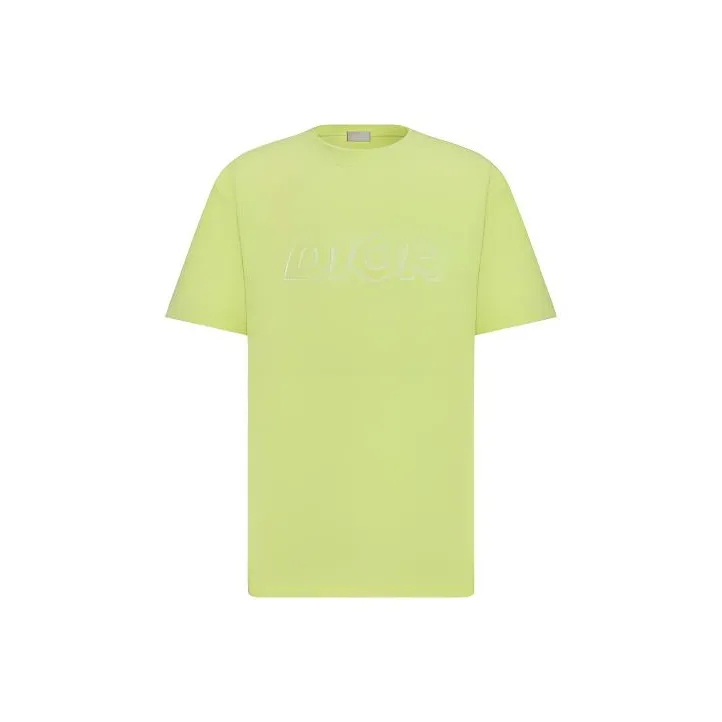 DIOR T Shirts Men Yellow-0