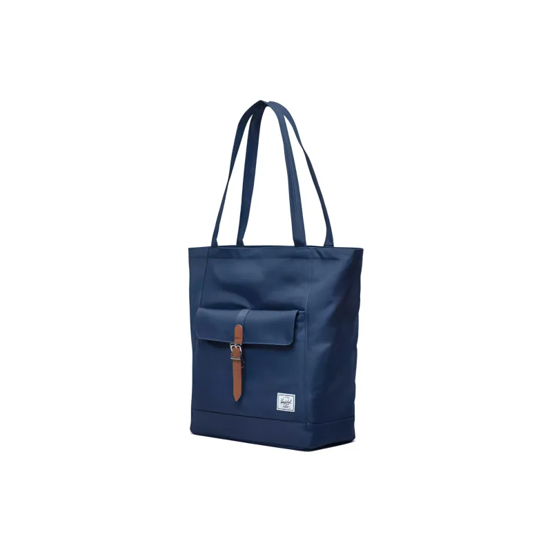 Herschel EcoSystem™ Recycled Fabric Tote Bag Shopping Bag Shoulder Bag Handbag Unisex Marine Blue-1