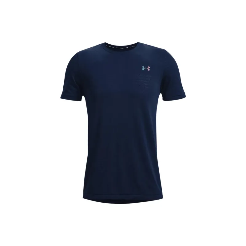 Under Armour RUSH T Shirt Men's Collegiate Blue-0
